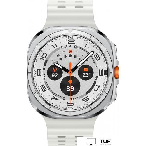 Умные часы Samsung Galaxy Watch Ultra 2025 47 мм LTE (белый титан)