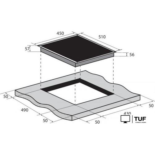 Варочная панель ZUGEL ZIH454B