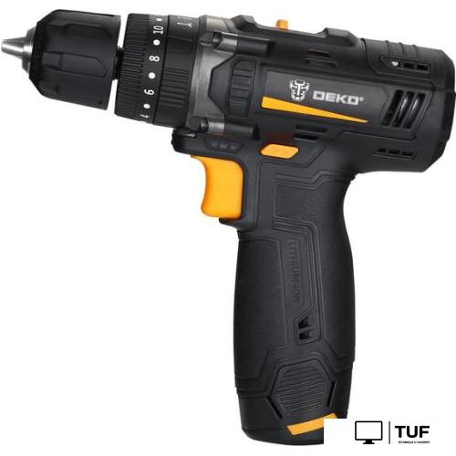 Ударная дрель-шуруповерт Deko GCD12DU3 SET4 063-4038 (с 2-мя АКБ, кейс, набор оснастки)