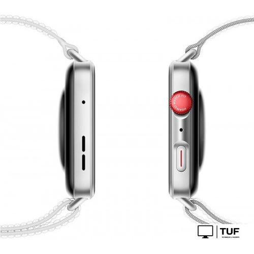 Умные часы Huawei Watch FIT 4 (серебристый, с серым нейлоновым ремешком, международная версия)