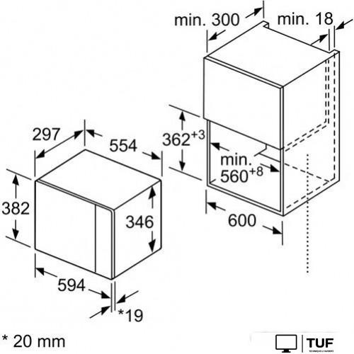 Микроволновая печь Bosch BFL524MS0