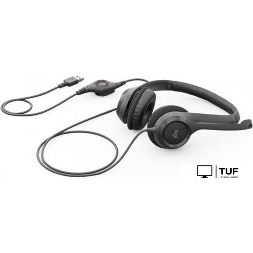 Офисная гарнитура Logitech H390 (черный)