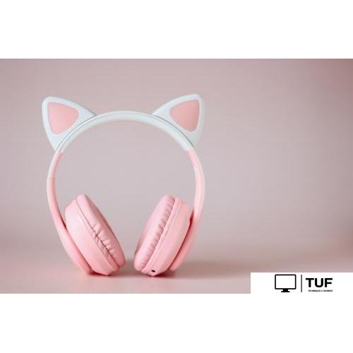 Наушники Miru Cat EP-W10 (розовый)