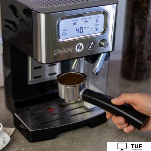 Рожковая кофеварка Sencor SES 4090 SS