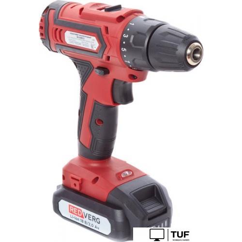 Дрель-шуруповерт RedVerg RD-S18M/U (с 2-мя АКБ, кейс)