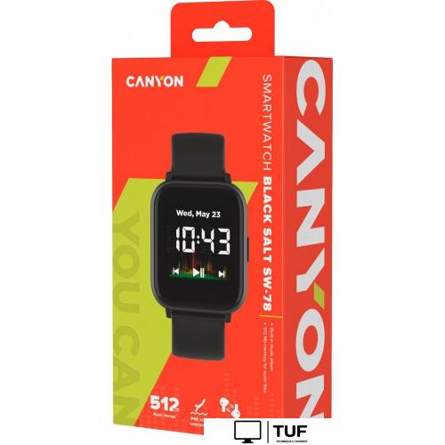 Умные часы Canyon Salt SW-78 (черный)