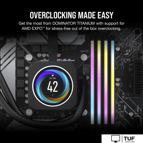 Оперативная память Corsair Dominator Titanium RGB 2x32ГБ DDR5 6000 МГц CMP64GX5M2B6000Z30