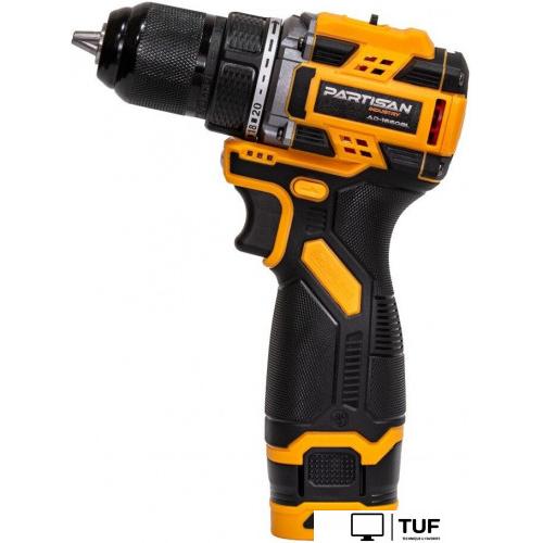 Дрель-шуруповерт Partisan AD-1660BL (с 2-мя АКБ, кейс)