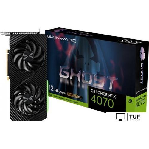 Видеокарта Gainward GeForce RTX 4070 Ghost OC NE64070S19K9-1048B