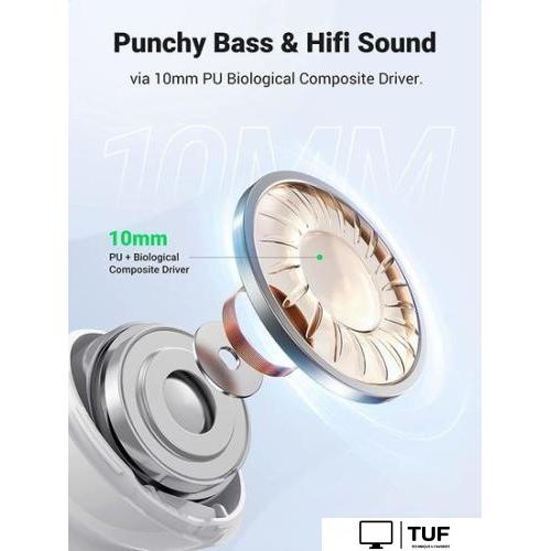 Наушники Ugreen HiTune T3 (белый)