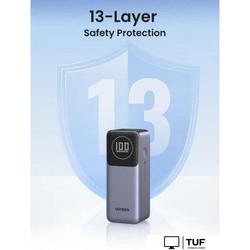 Внешний аккумулятор Ugreen PB724 12000mAh (серый)