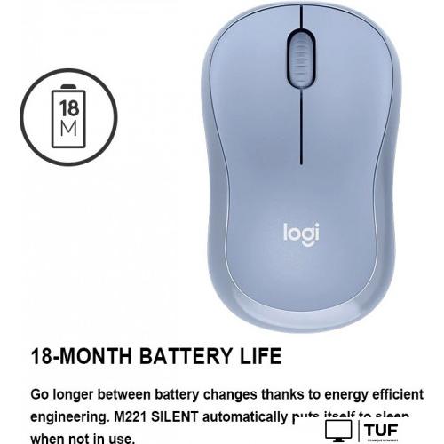 Мышь Logitech M221 (зеленый)