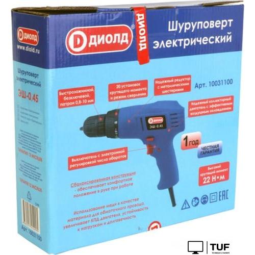 Дрель-шуруповерт ДИОЛД ЭШ-0.45 10031100