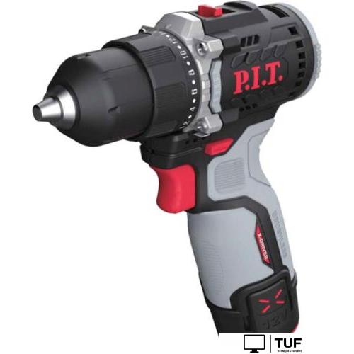 Дрель-шуруповерт P.I.T. PBM12K-10B/2 (с 2-мя АКБ, кейс)