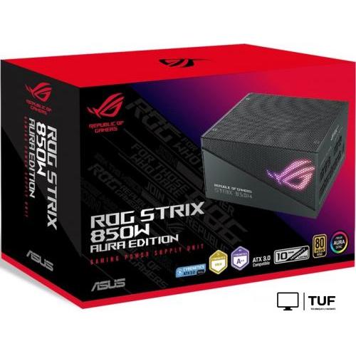 Блок питания ASUS ROG Strix 850W Gold Aura Edition ROG-STRIX-850G-AURA-GAMING