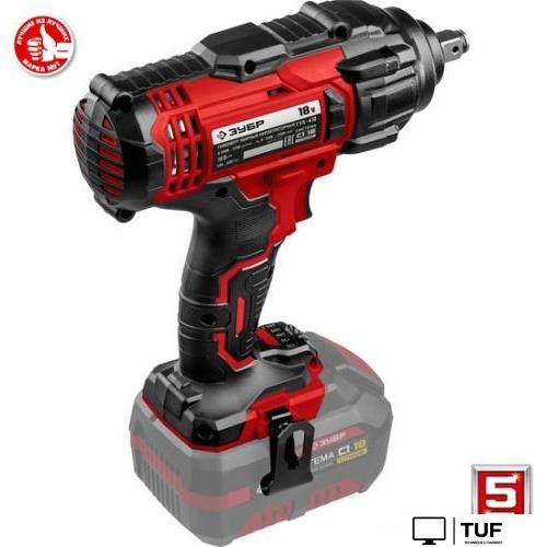 Гайковерт Зубр Мастер ГУЛ-410 (без АКБ)