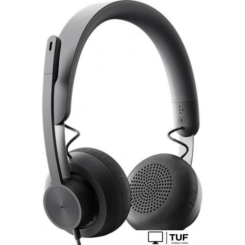 Офисная гарнитура Logitech Zone Wired MS