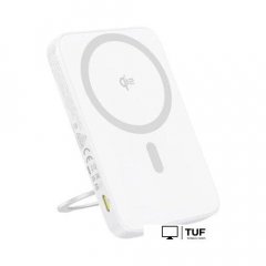 Внешний аккумулятор Baseus PicoGo Qi2 Magnetic Power Bank 5000mAh 20W (белый)