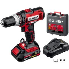 Дрель-шуруповерт Зубр Мастер ДШЛ-145-21 (с 1-м АКБ, кейс)
