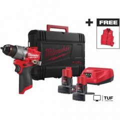 Ударная дрель-шуруповерт Milwaukee M12 FPD2MC-602X 4933499463 (с 2-мя АКБ, кейс)