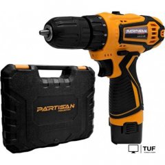 Дрель-шуруповерт Partisan AD-12.14BPSN (с 2-мя АКБ, кейс, оснастка)