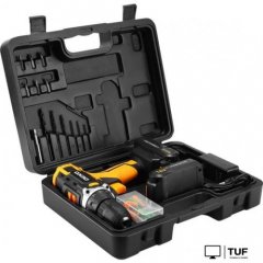 Дрель-шуруповерт Deko Sharker 16V Set 63 083-1041 (с 2-мя АКБ, кейс)