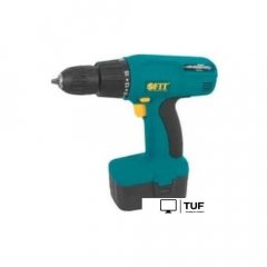 Дрель-шуруповерт FIT 80200 (с 2-мя АКБ, кейс)