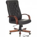 Офисное кресло Бюрократ T-9928WALNUT/ECO (черный)