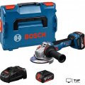 Угловая шлифмашина Bosch GWS 18V-11 S Professional 06019N4002 (с 2-мя АКБ, кейс)