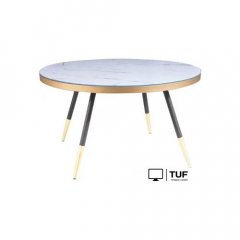 Журнальный столик Signal Vega B 80x80 (мрамор/черный)