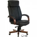 Офисное кресло Бюрократ T-9924WALNUT (черный)