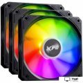 Комплект вентиляторов для корпуса ADATA XPG Vento R 120x3 ARGB PWM (черный)