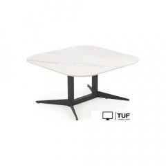 Журнальный столик Halmar Borna (белый мрамор/черный)