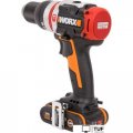 Ударная дрель-шуруповерт Worx WX354 (с 2-мя АКБ, кейс)