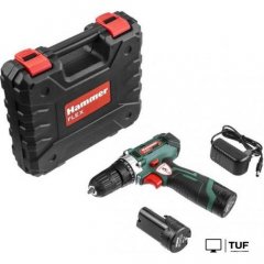 Дрель-шуруповерт Hammer ACD12/2CS (с 2-мя АКБ, кейс)