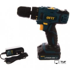 Дрель-шуруповерт FIT 80186 (с 1-им АКБ)