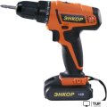 Дрель-шуруповерт Энкор ДША-2 18ЭР/10ЛМ (с 2-мя АКБ)