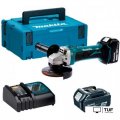 Угловая шлифмашина Makita DGA452RTJ (с 2-мя АКБ, кейс)