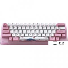 Клавиатура Akko ACR 59 Acrylic Tokyo (Akko CS Jelly Pink)