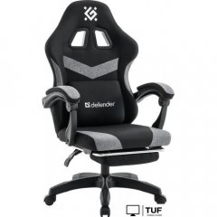 Игровое (геймерское) кресло Defender Runa Pro (черный/серый)
