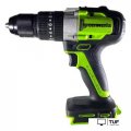 Ударная дрель-шуруповерт Greenworks GD24DD60 3704107CUA (с 2-мя АКБ, кейс)