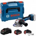 Угловая шлифмашина Bosch GWS 18V-11 Professional 06019N4103 (с 2-мя АКБ, кейс)