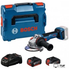 Угловая шлифмашина Bosch GWS 18V-11 Professional 06019N4103 (с 2-мя АКБ, кейс)