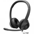 Офисная гарнитура Logitech H390 (черный)
