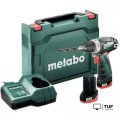 Дрель-шуруповерт Metabo PowerMaxx BS Basic 600984500 (с 2-мя АКБ, кейс)