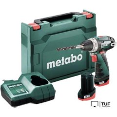 Дрель-шуруповерт Metabo PowerMaxx BS Basic 600984500 (с 2-мя АКБ, кейс)