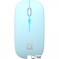 Мышь Defender Coda MB-261 (голубой/белый)