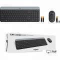 Офисный набор Logitech MK470 Slim Wireless Combo 920-009204 (графитовый)