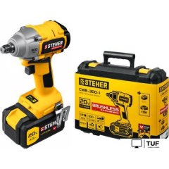 Гайковерт Steher CWB-300-1 (с 1-им АКБ, кейс)