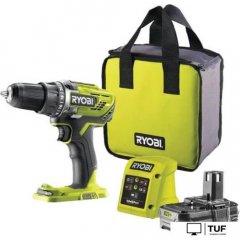 Дрель-шуруповерт Ryobi R18DD3-115S 5133005301 (с 1-им АКБ 1.5 Ач, сумка)